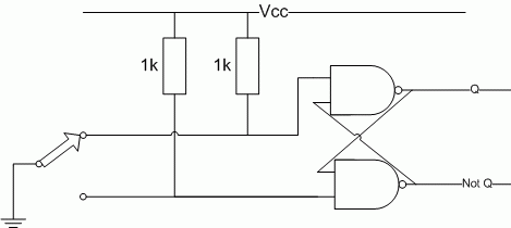 A debouncing circuit